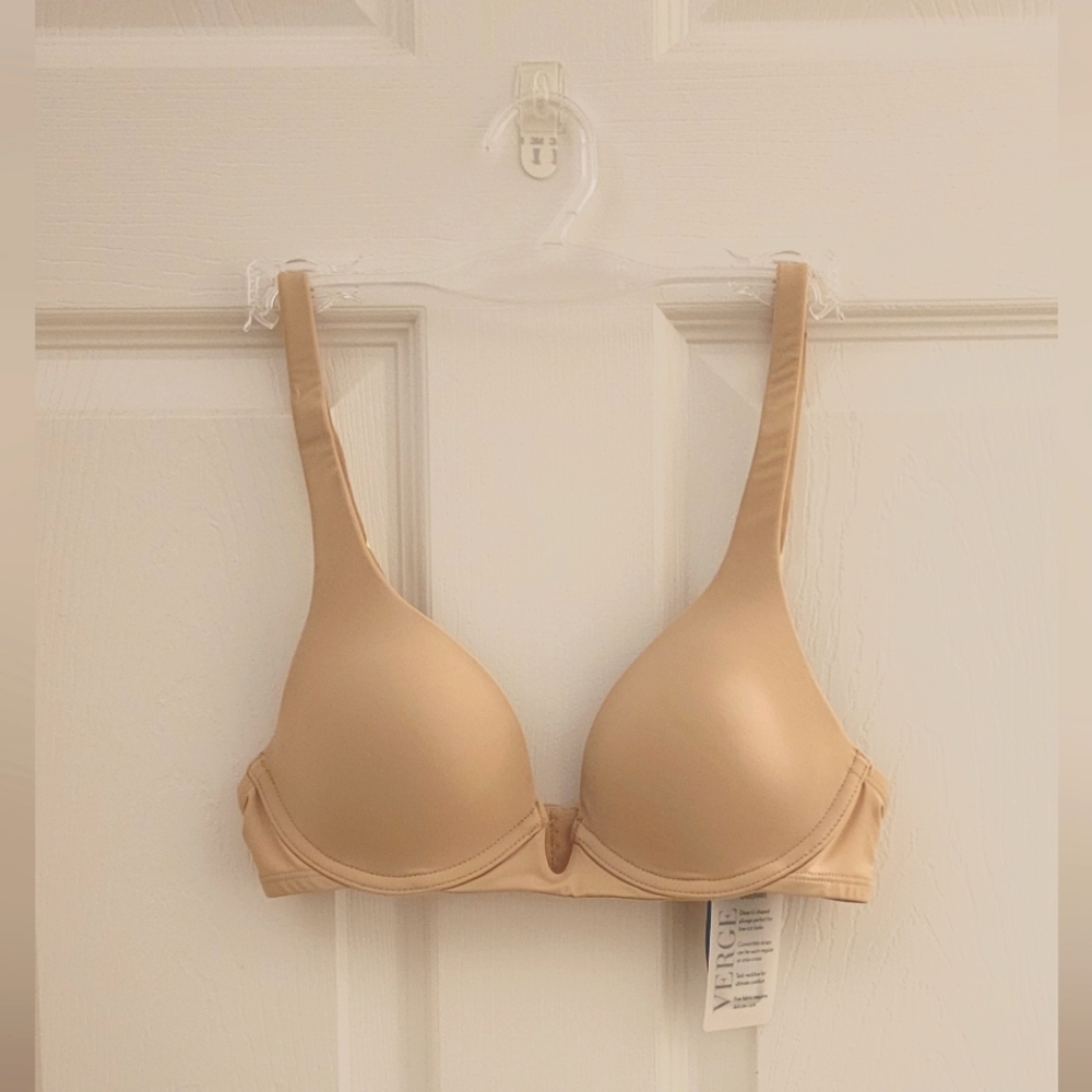 Natori Verge 32A Tan Beige Cafe Colored Bra - Style: 722326